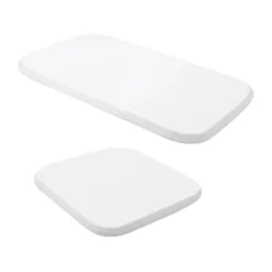Waldin Hoeslaken Set - W2 - Wit - Voor 7-in-1 Babybedje