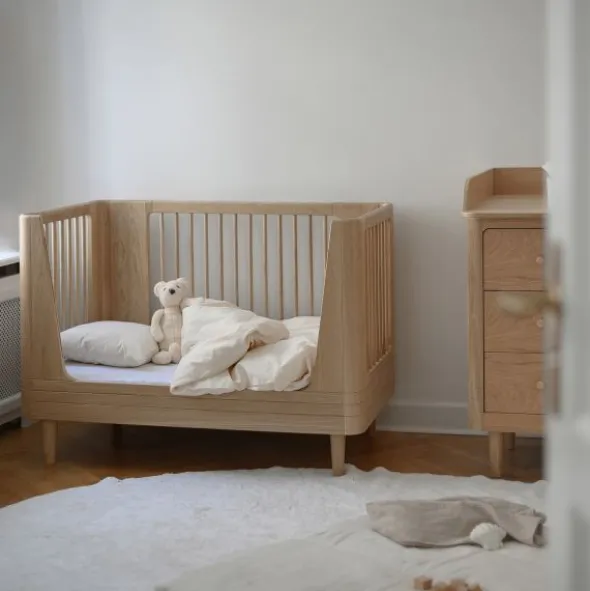 We Are Bitte Baby Bed - Oak - Nature
