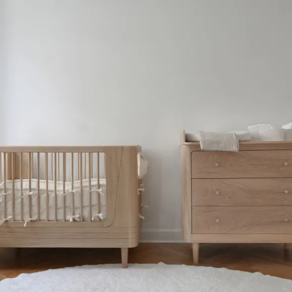 We Are Bitte Baby Bed - Oak - Nature