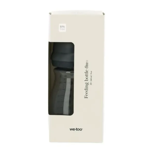 We-Too Fles PP - 260 ml - Black