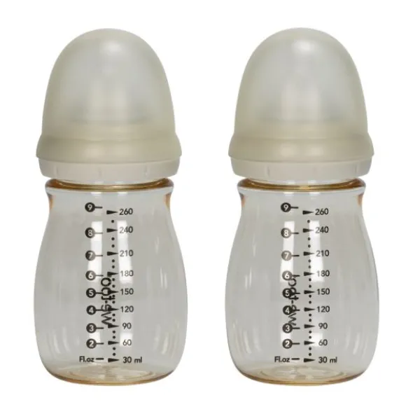 We-Too Standaardfles PPSU - 260 ml - Oatmeal - 2-pack