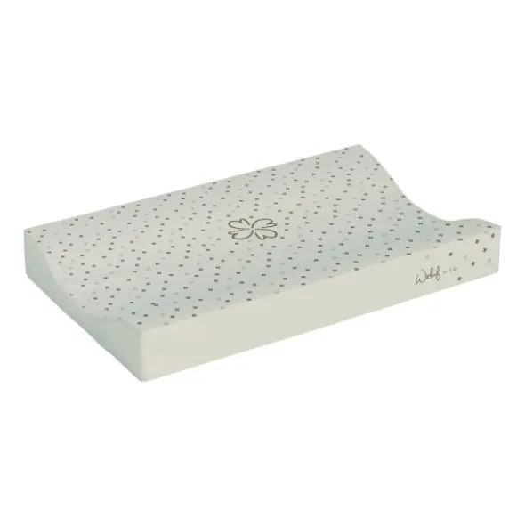 Witlof for Kids Aankleedkussen - All Over Klavertjes - Taupe