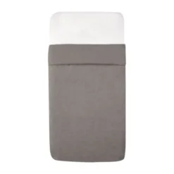 Witlof For Kids Velvet Rib Ledikantdeken - 60 x 120 cm - Warm Grey