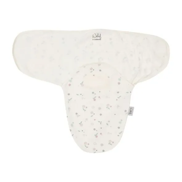 Witlof For Kids Vintage Flowers Slaapzak Wrapper - 0-3 Maanden