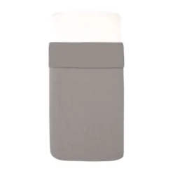 Witlof for kids Waves Tuck-Inn ledikantdeken - 60 x 120 cm - Warm Grey.