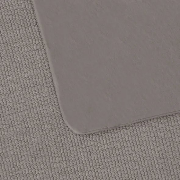Witlof for kids Waves Tuck-Inn ledikantdeken - 60 x 120 cm - Warm Grey.