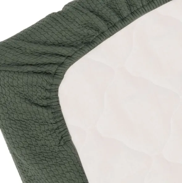 Witlof For Kids Waves Tuck-Inn Ledikantdeken - Forest Green