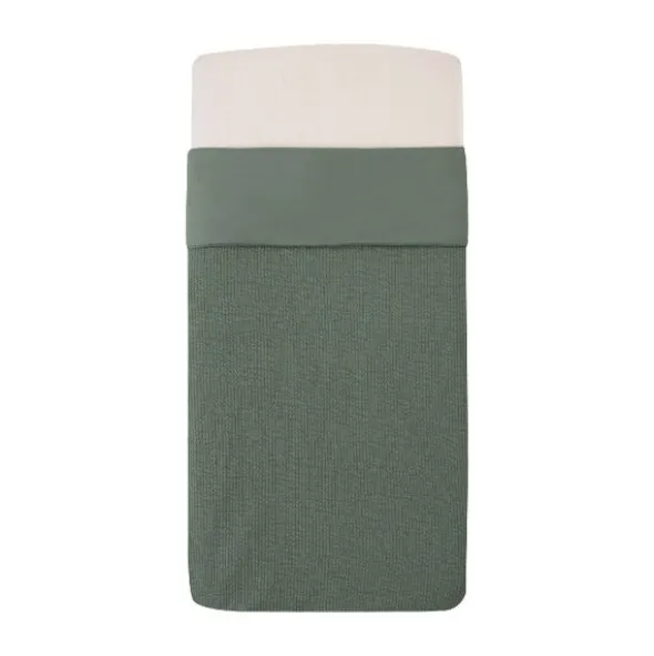 Witlof For Kids Waves Tuck-Inn Ledikantdeken - Forest Green