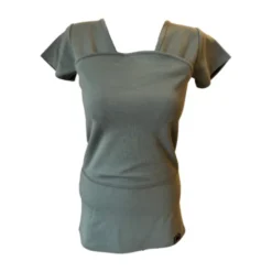 Womboo Buidelshirt Vrouw - Groen/Grijs - Maat L