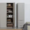 Woood Rens Kledingkast 2-Deurs - Pebble Grey