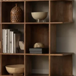 Woood Sinne Boekenkast - Walnoot