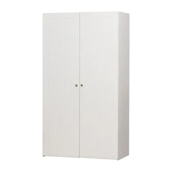Woood Sipke Kledingkast 2-Deurs - Wit