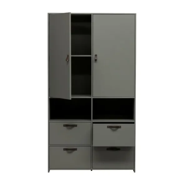 Woood Stage Kledingkast Soap Green 2-Deurs