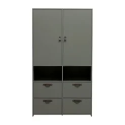 Woood Stage Kledingkast Soap Green 2-Deurs